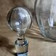 Lorraine crystal wine decanter with decoration