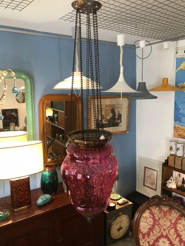 Blown glass suspension XIX