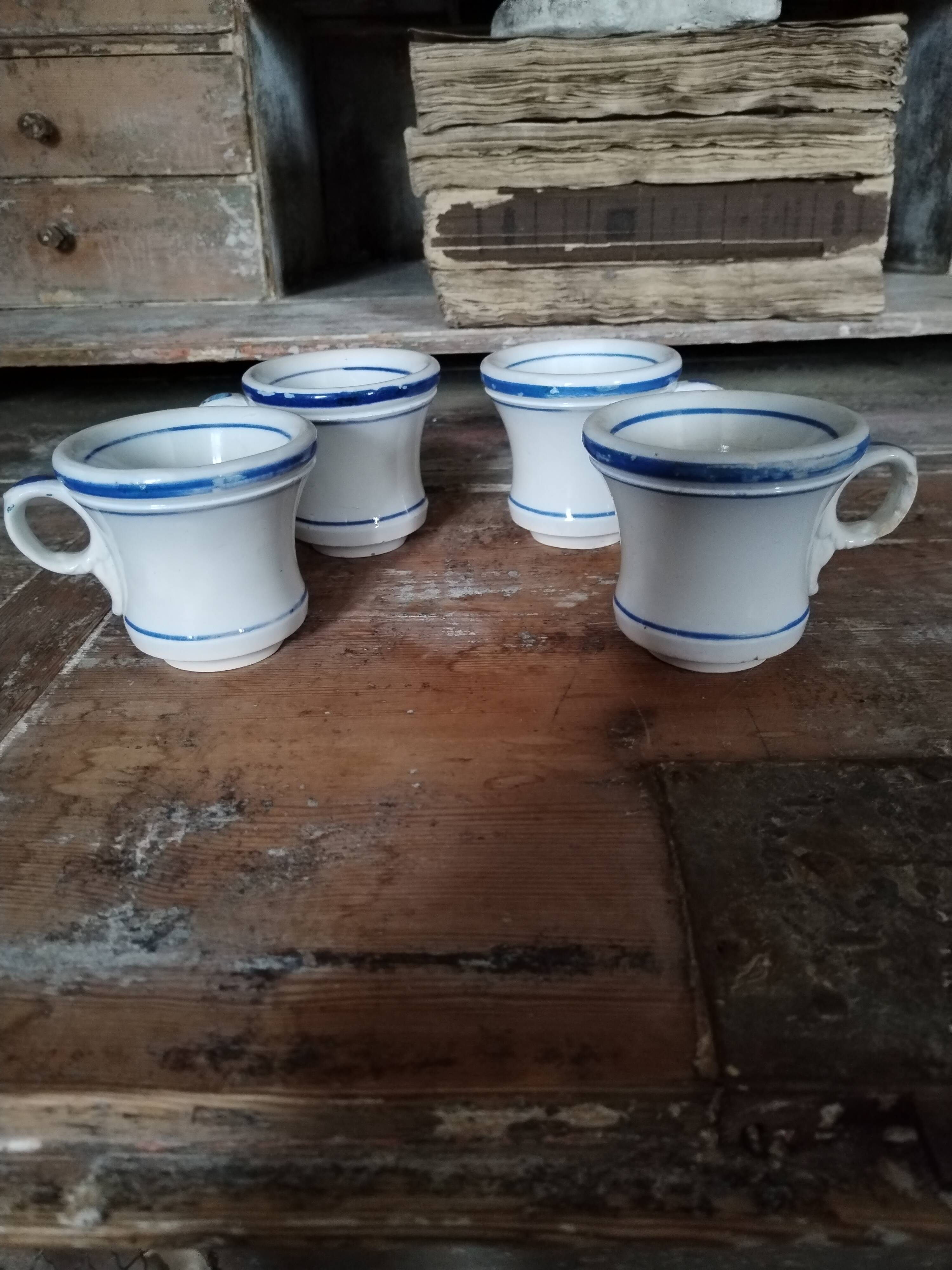 4 19th century coffee burners