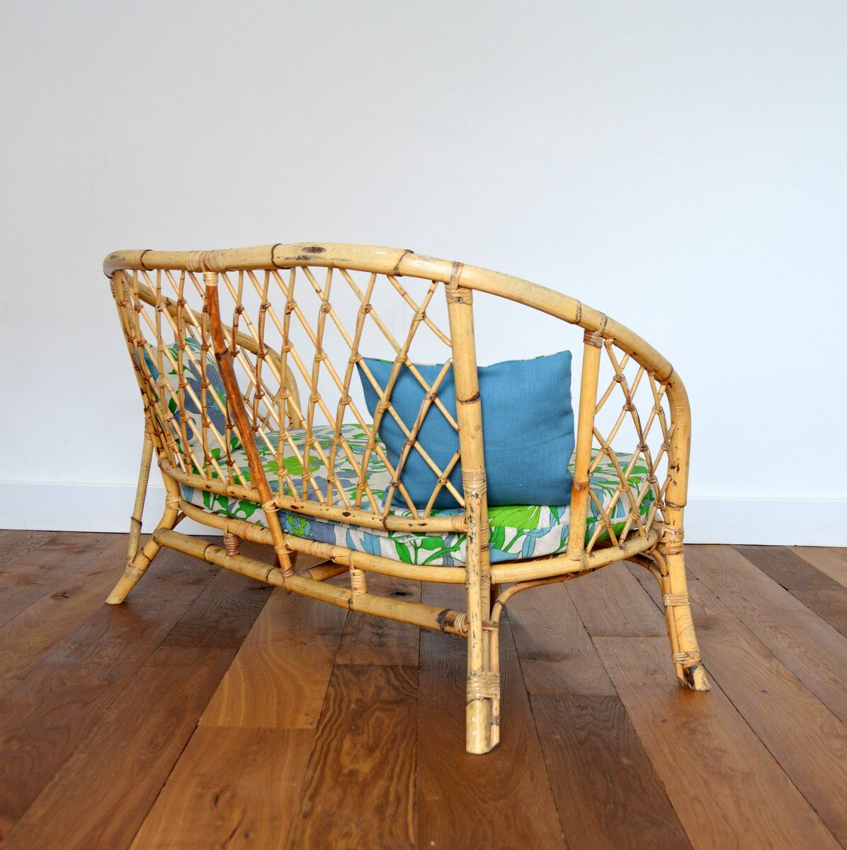 Vintage rattan lounge set 1970