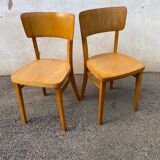 Duo of Thonet bistro chairs