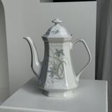 Mitterteich Bavaria teapot with blue lily pattern