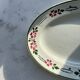 Oval dish with floral decoration
