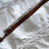 Embroidered old pillowcases