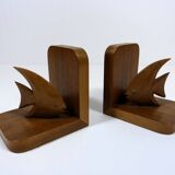 Teak book ends fishes 1960’s