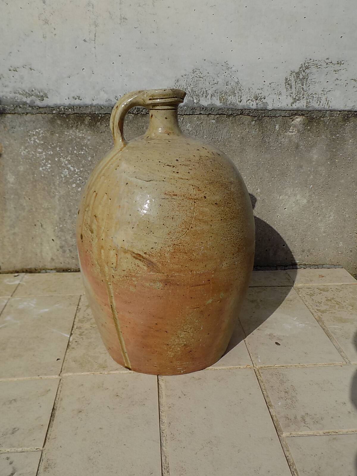 enamelled stoneware jug jar