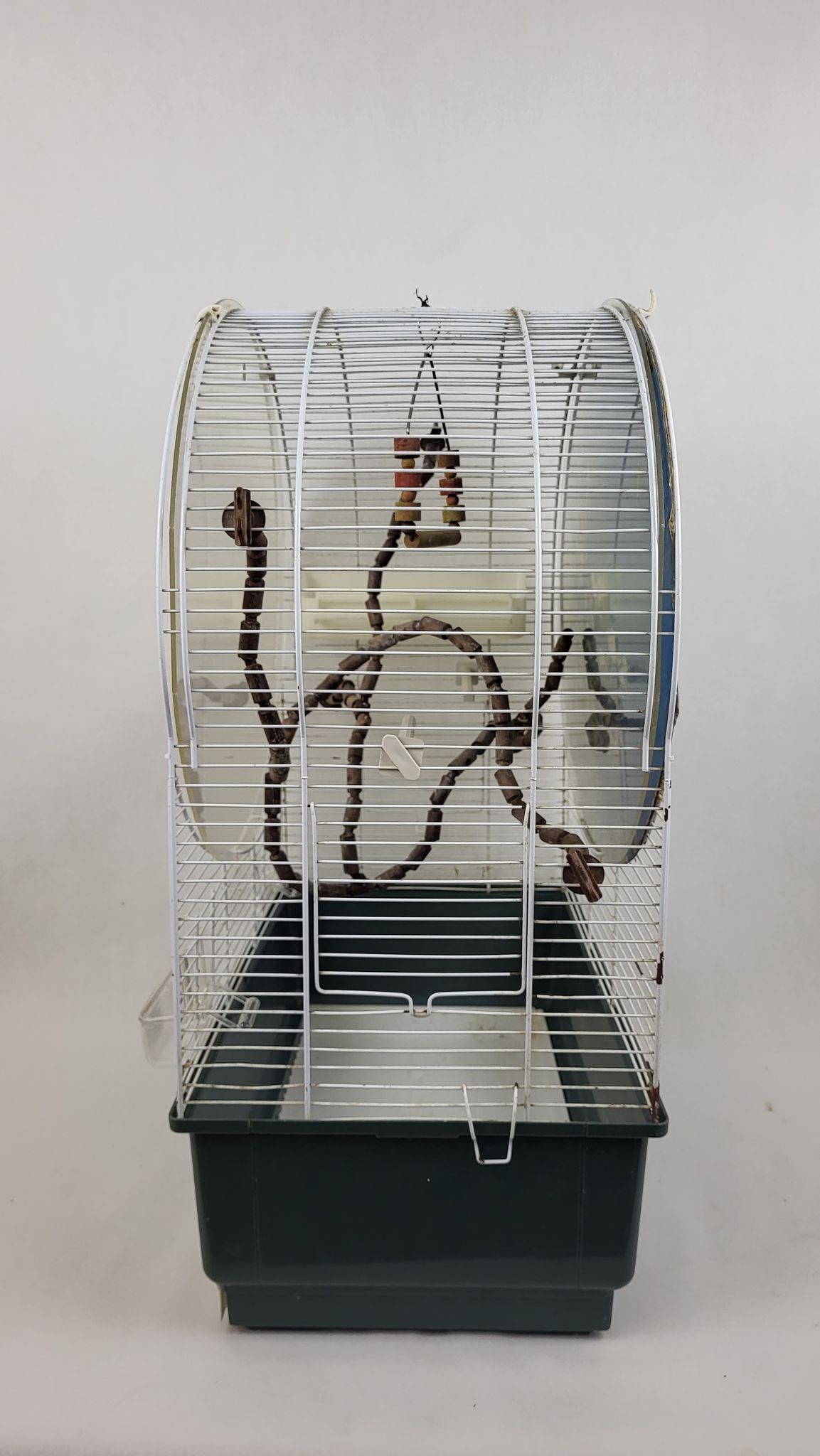 Cage à oiseaux sur pied vintage
