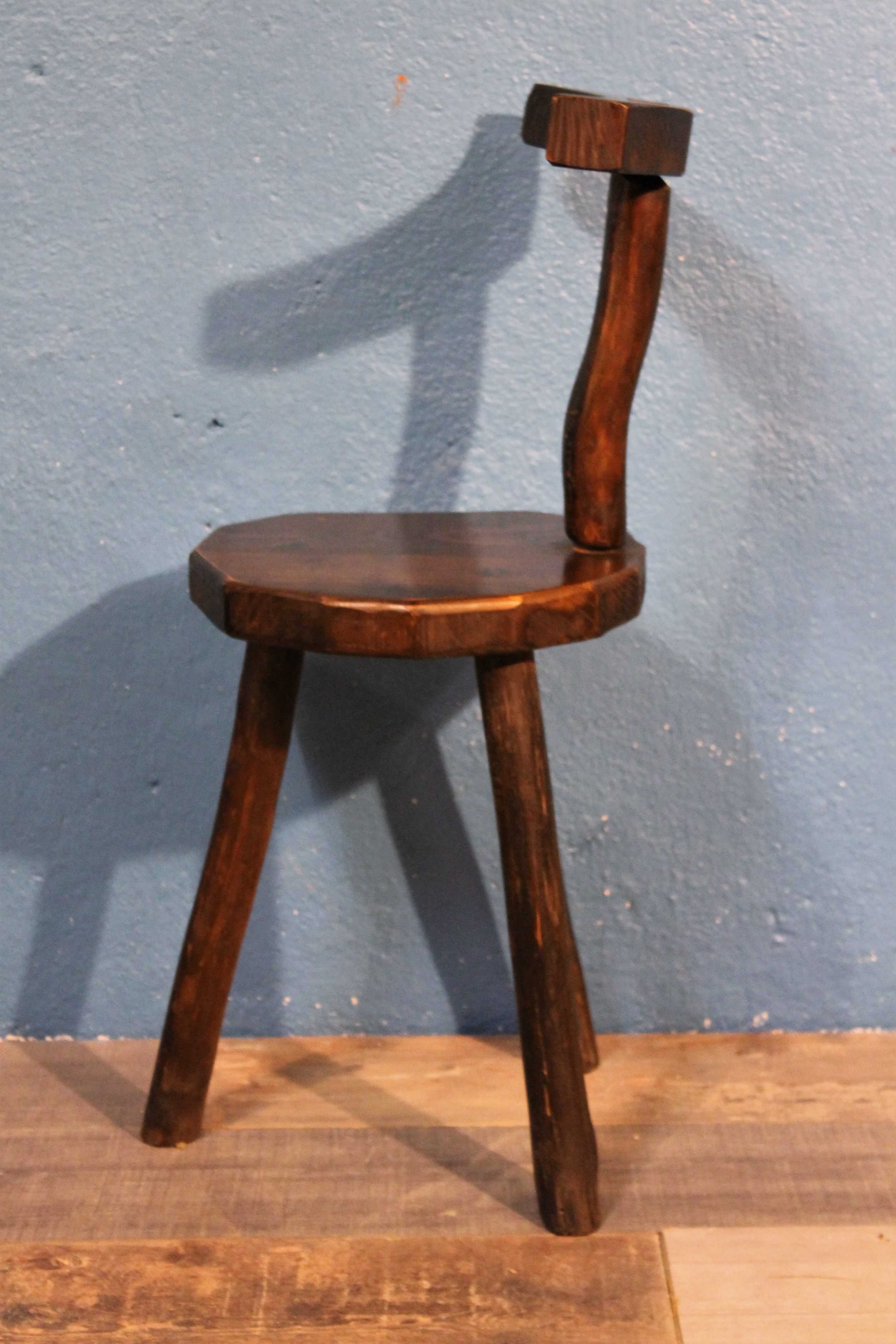 Tripod chair "Brutalist" 1950s