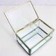 Beveled glass jewelry box