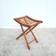 Stool or luggage rack / Vintage wooden suitcase rest
