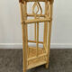 Vintage rattan umbrella holder 70s