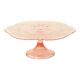 Art Deco Pink Cake Stand Standard Depression Glass 33cm
