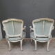 Paire de fauteuils style Louis XV