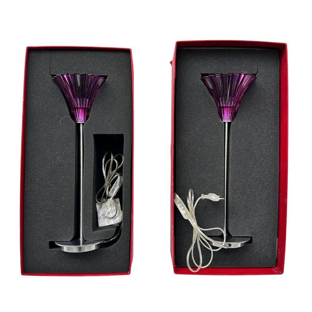 Pair of "Mille Nuits" table lamps, Mathias for Baccarat, 2000s - France