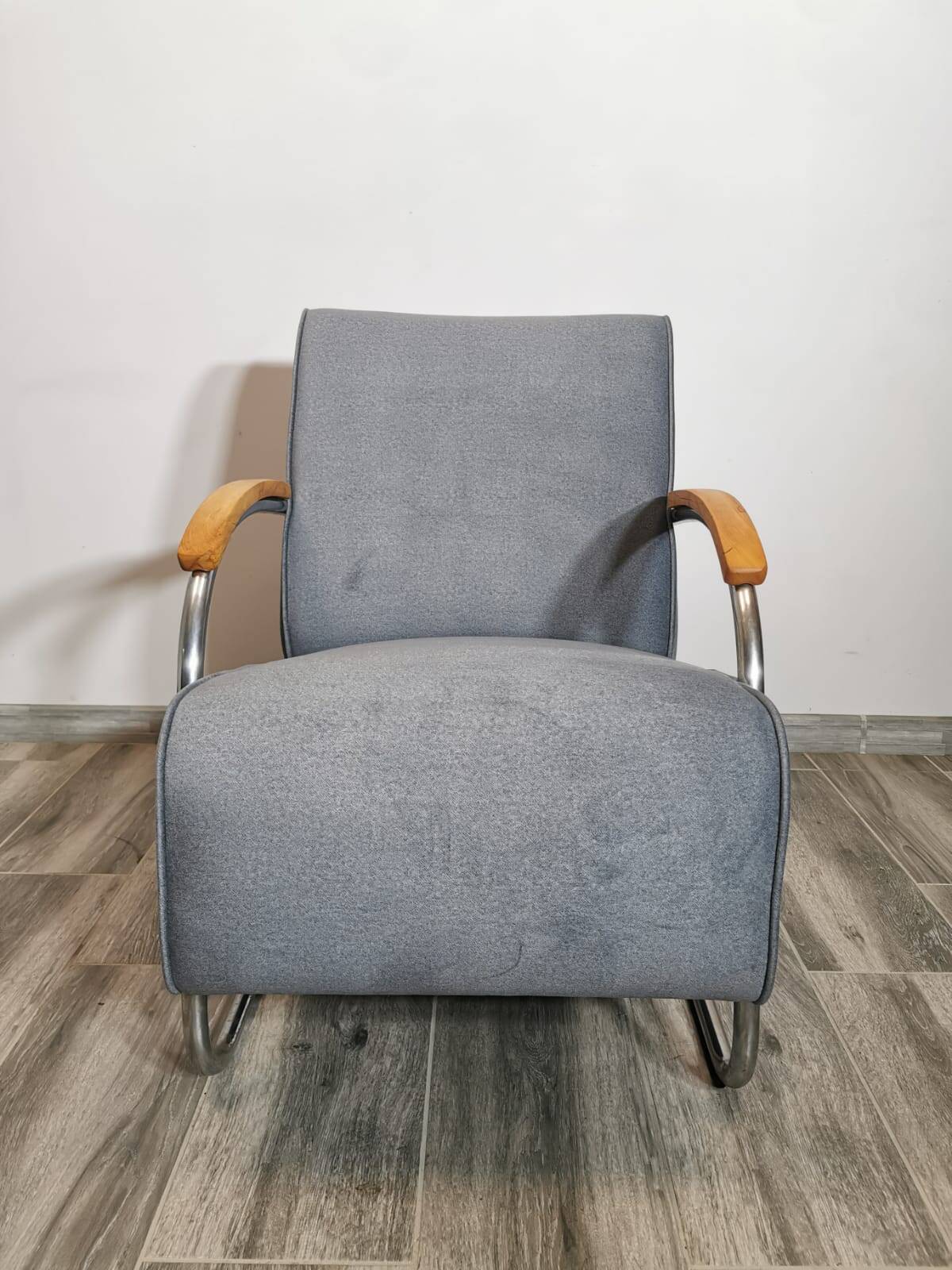 Fauteuil Bauhaus par Mücke Melder, 1940s