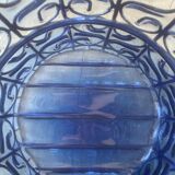 Champagne bucket in steel and blown glass