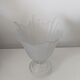 Art deco vase corolla in sandblasted glass