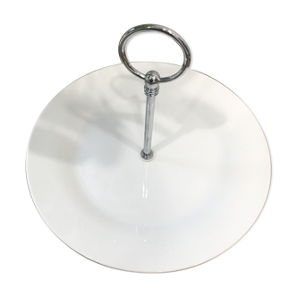 White porcelain display plate