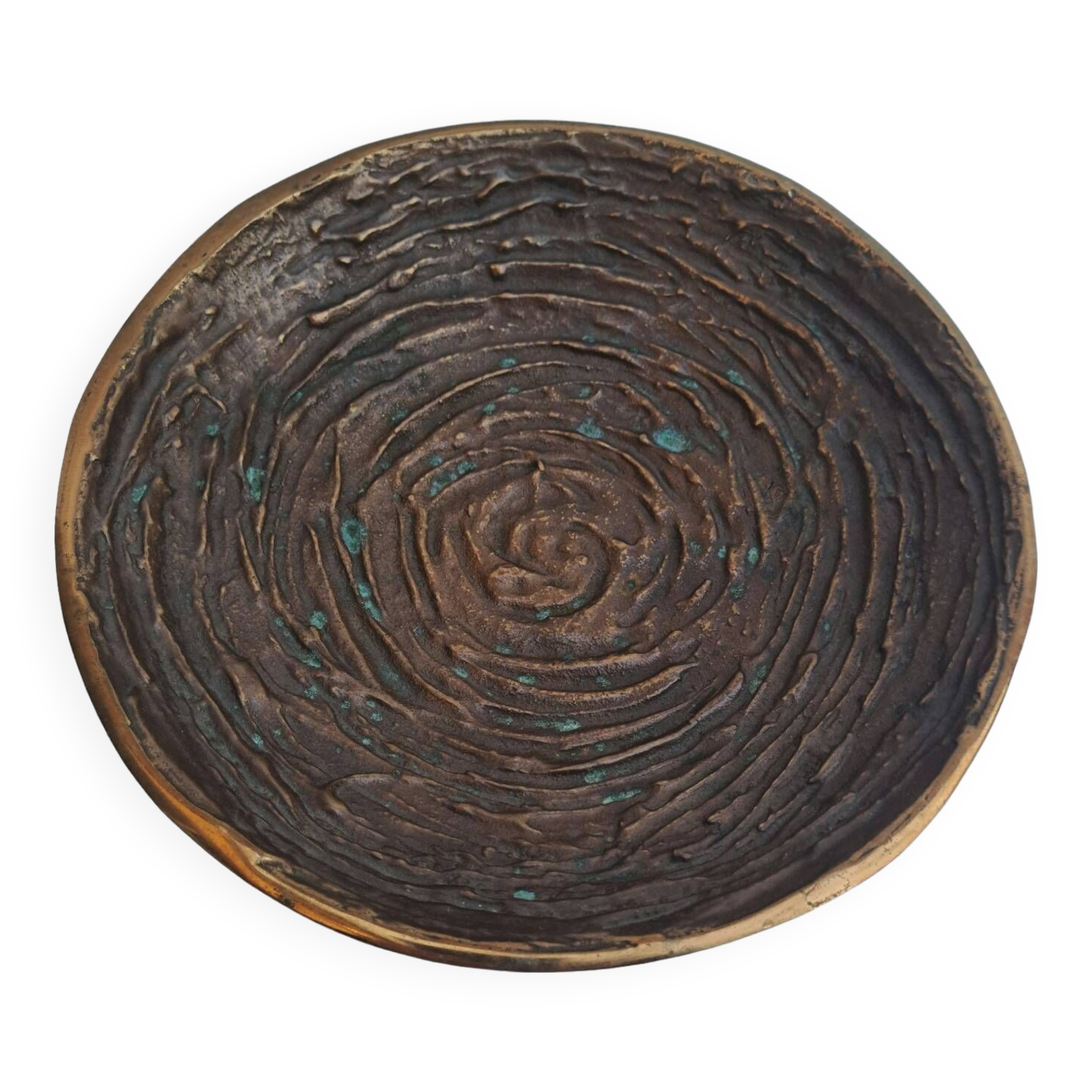 Brutalist bronze cup horst dalbeck