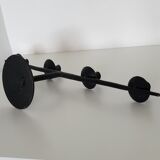 Brutalist candlestick candlestick with 4 metal branches