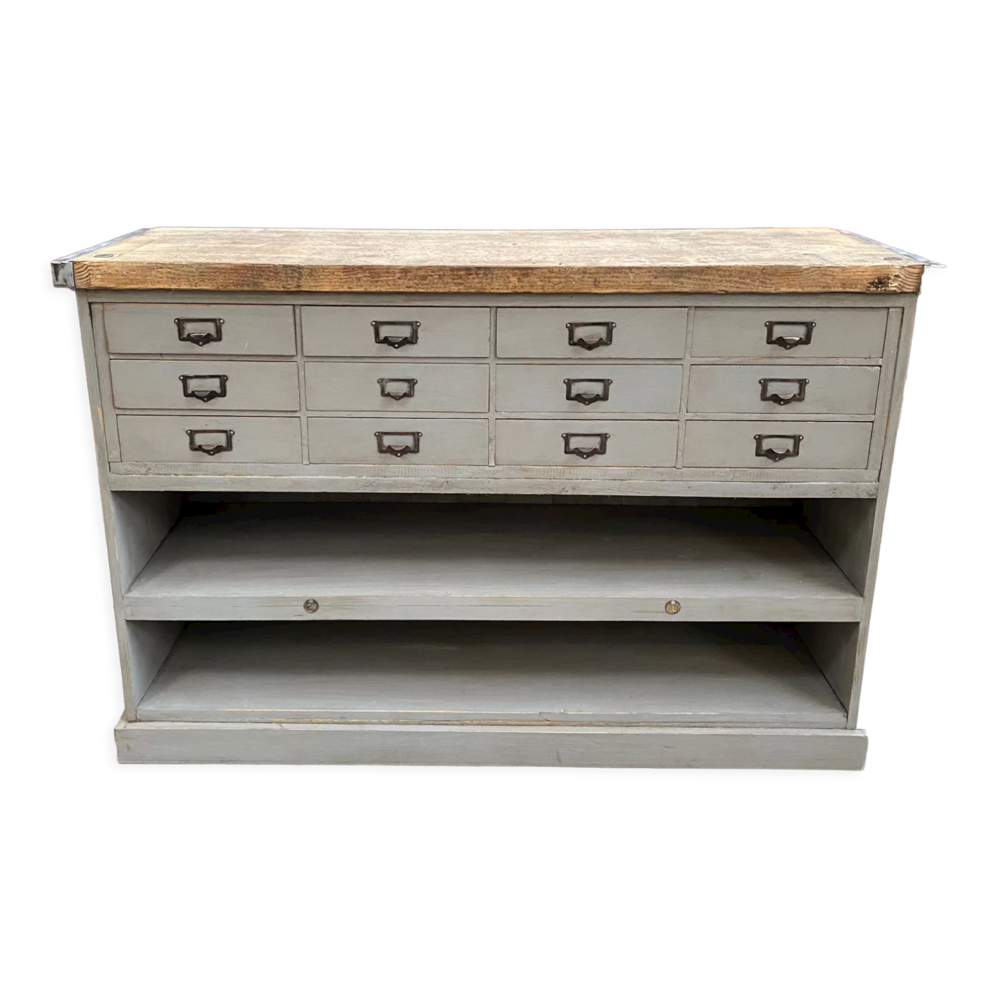 Factory cabinet with drawers