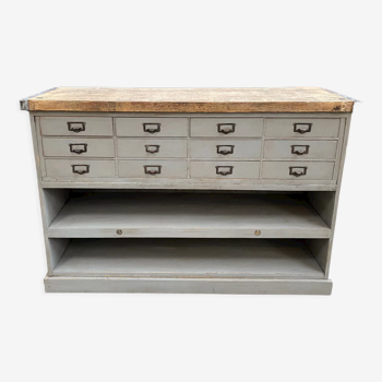 Factory cabinet with drawers