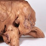 Olive root armchair brutalist design