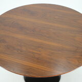 1960s Walnut Round Dining Table,Czechoslovakia