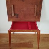 Solid oak side table
