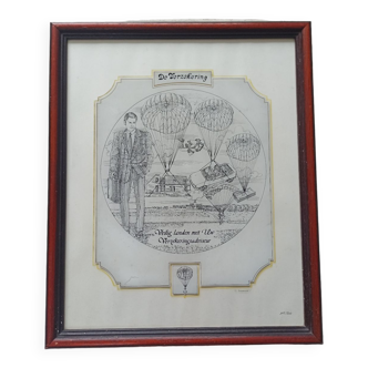 Glass engraving by Dutch artist Gérard Swaenepoel. Signed, numbered