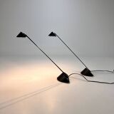 Lampes Priola par le designer Ad van Berlo pour Indoor Amsterdam, années 1980