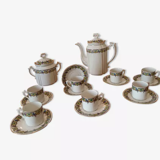 Duo de sucrier et pot à lait en porcelaine et service 1900