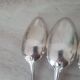 Large silver-plated metal spoon (silver hallmark) Louis XV style