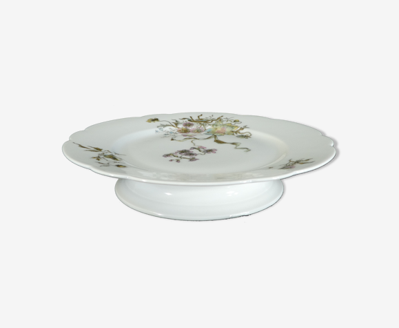 Compotier en porcelaine de Limoges pour E. Bourgeois Paris