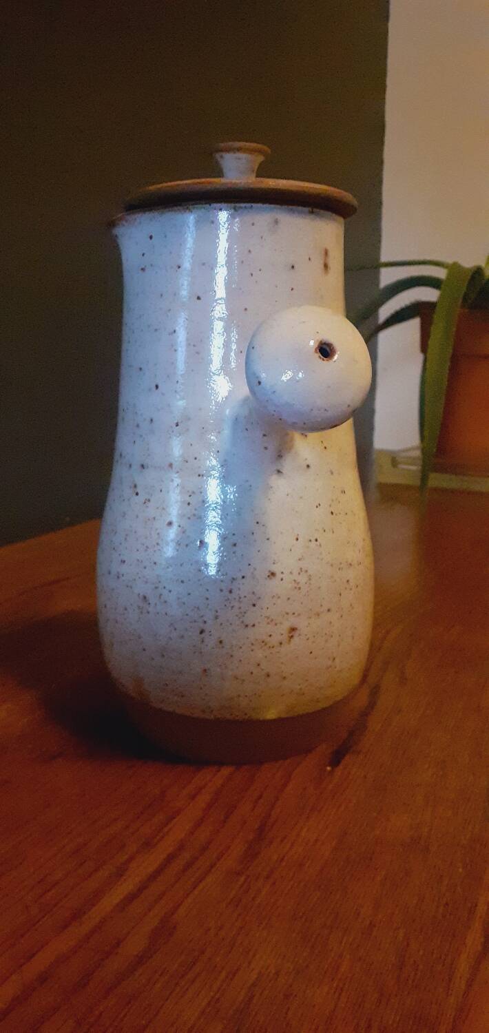 Ceramic jug from the 60s Roger Jacques (1920-2001) Puisaye stoneware