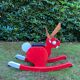 Vintage Rocking Rabbit Red by Björn Dahlström for Playsam