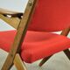 Classic Danish vintage scissor armchair by Arne Hovmand Olsen in OAK, 1960s