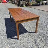 Table scandinave extensible en teck des années 60