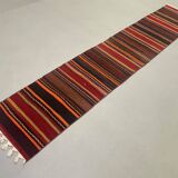 Old Turkish narrow Kilim Runner 320x58 cm shabby chic, vintage kelim