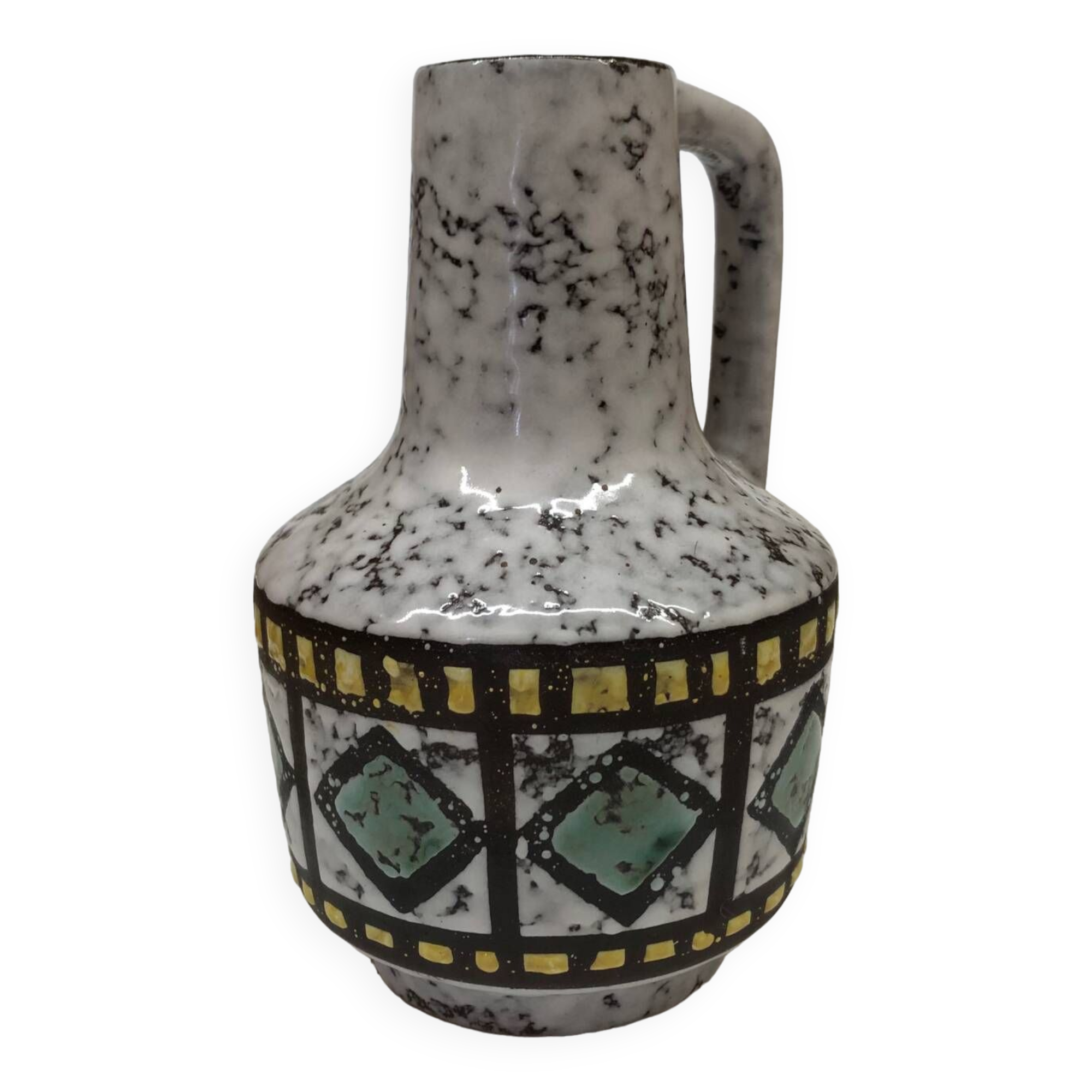 Vase en céramique par VEB Haldensleben modèle 4073