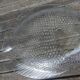 Set of twelve Arcoroc transparent glass fish-shaped dinner plates - vintage.