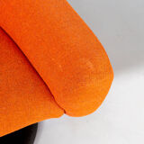 80s lounge fauteuil and ottoman for leolux