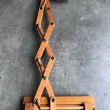 Lampe applique scandinave accordéon zig zag en bois