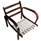 Pair of 1950's armchairs by Kropacek and Kozelka for Interier Praha