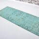 Turqouise Vintage Handknotted Runner sku 3279