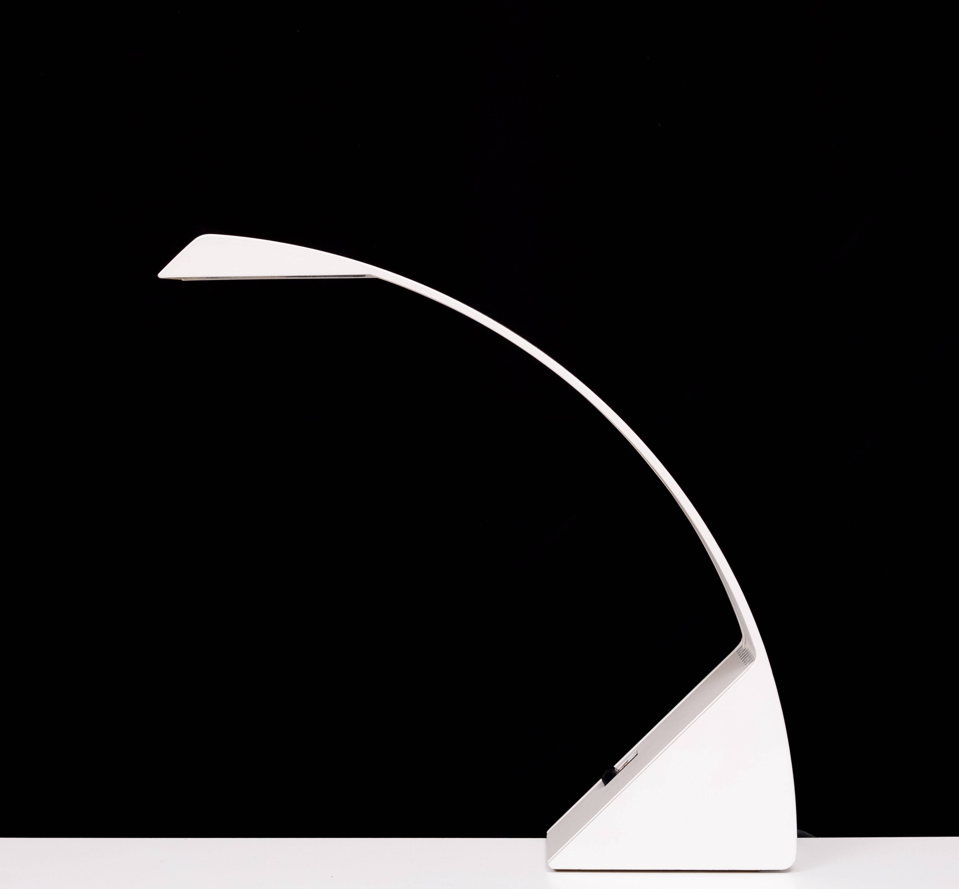 Arcobalena Table lamp minimalist post modern design marco zotta 1980s Italy