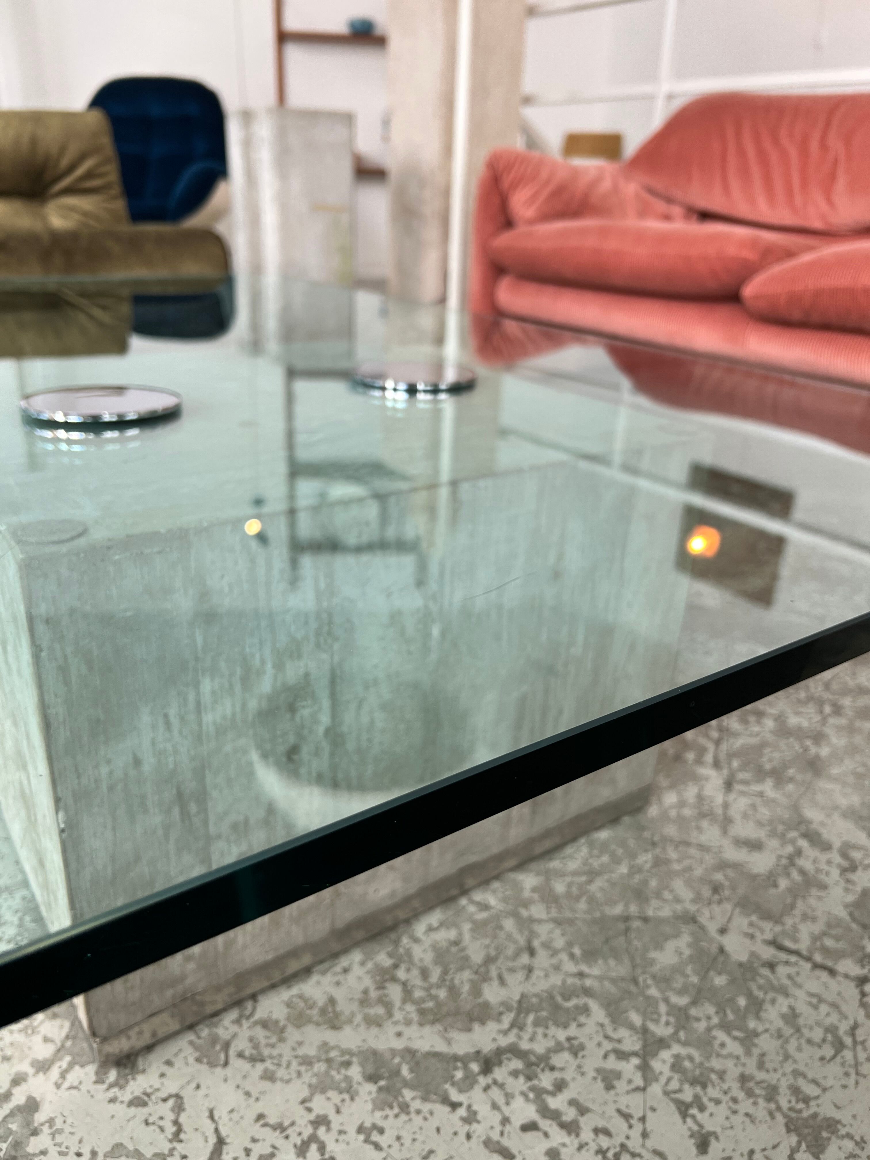 Table basse modèle Sapo par Sergio et Giorgio Saporiti pour Saporiti Italia années 70