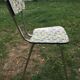 Duo of chairs formica patterns flowers graffiti