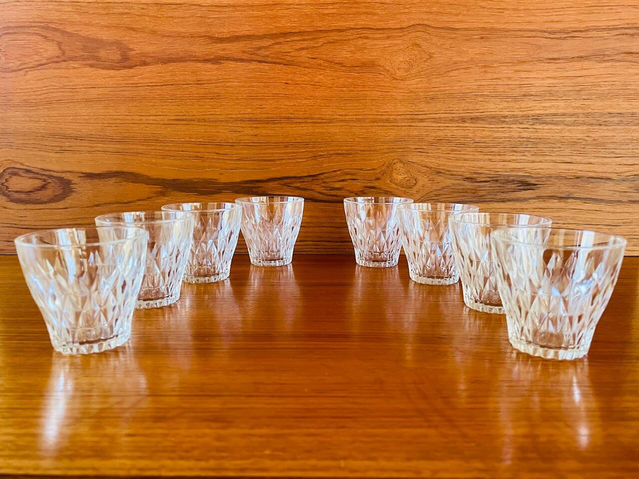 Set of 4 vintage glasses by Vereco