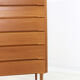 Large tall XL Danish chest of drawers - mid century modern in teak